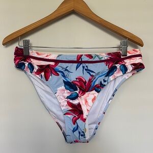 Cupshe Floral Bikini Bottom Sz XXL NWT